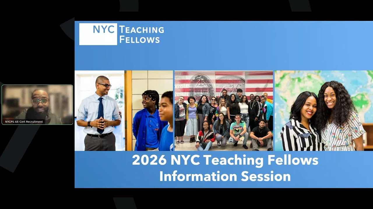 NYC Teaching Fellows 2026 Information Session