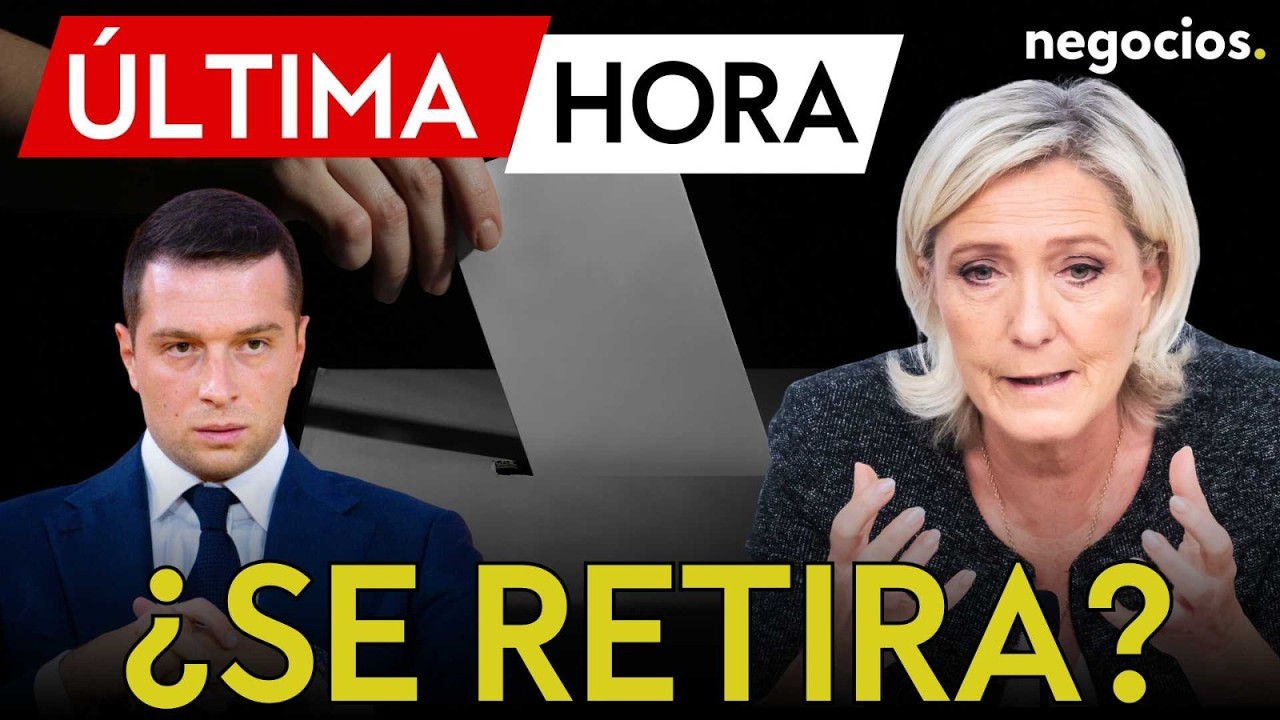 ÚLTIMA HORA: ¿Le Pen cederá el testigo a Bardella? Podría abandonar las elecciones de 2027