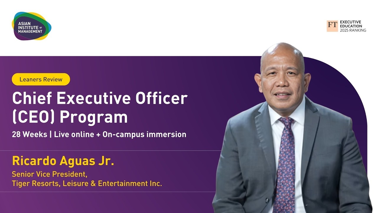 AIM Chief Executive Officer (CEO) Program Review | Stepping Up to the C-Suite