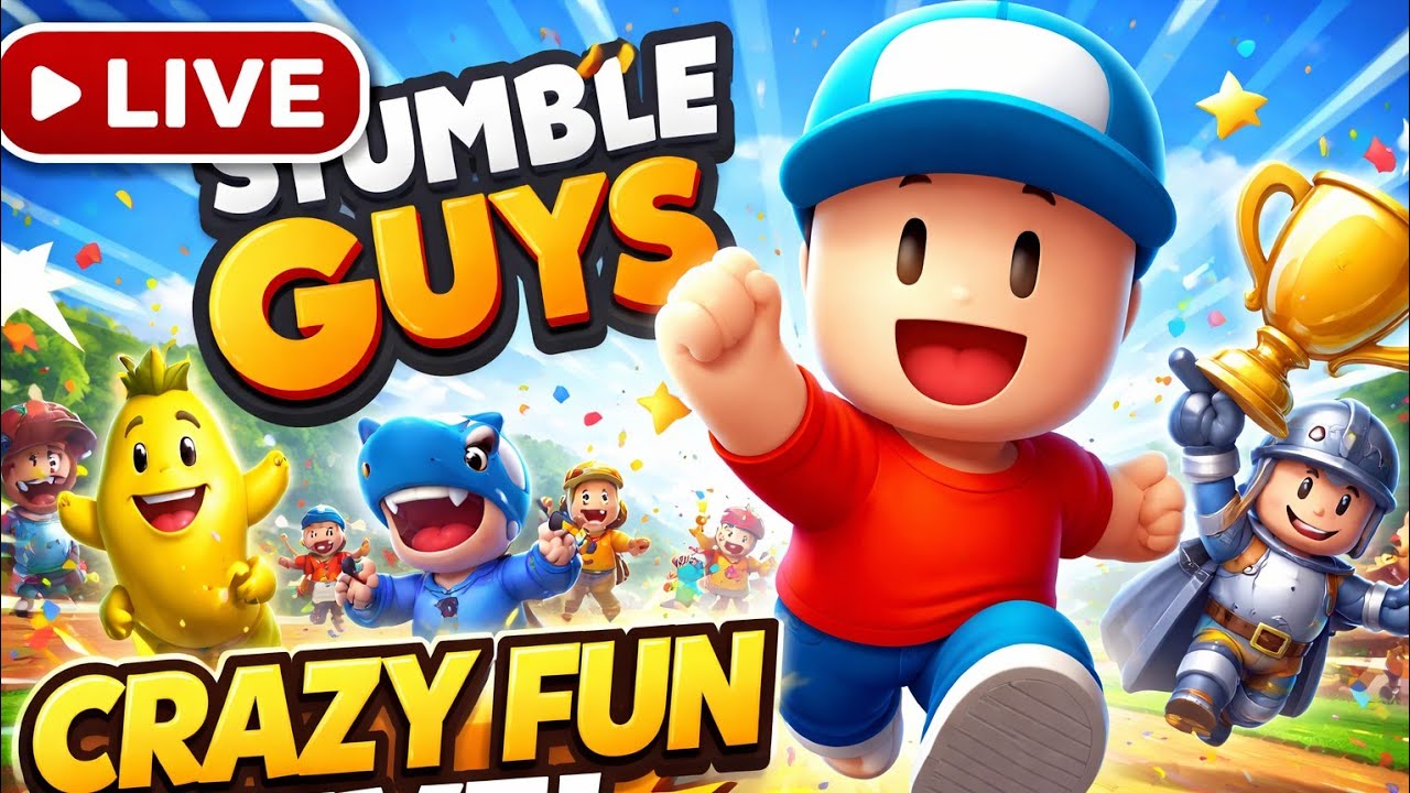😱 CRAZY Stumble Guys LIVE! So Many Funny Fails 😂 #live #gaming 