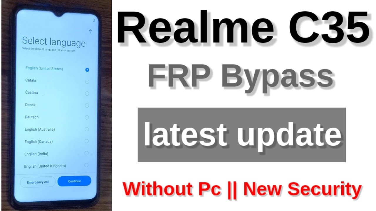 Realme C35 (RMX3511) FRP Bypass Android 12/13 || App Not Open || Without Pc || New Security || 2026