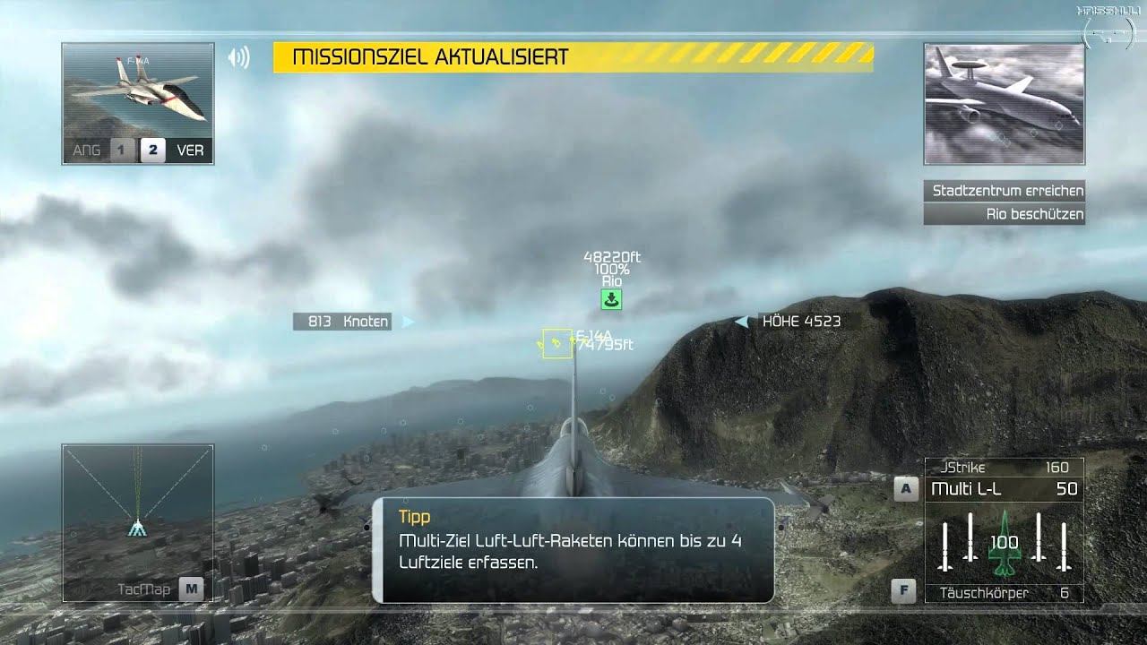 Let's Test Tom Clancy's H.A.W.X Demo (Deutsch) (FULL-HD)