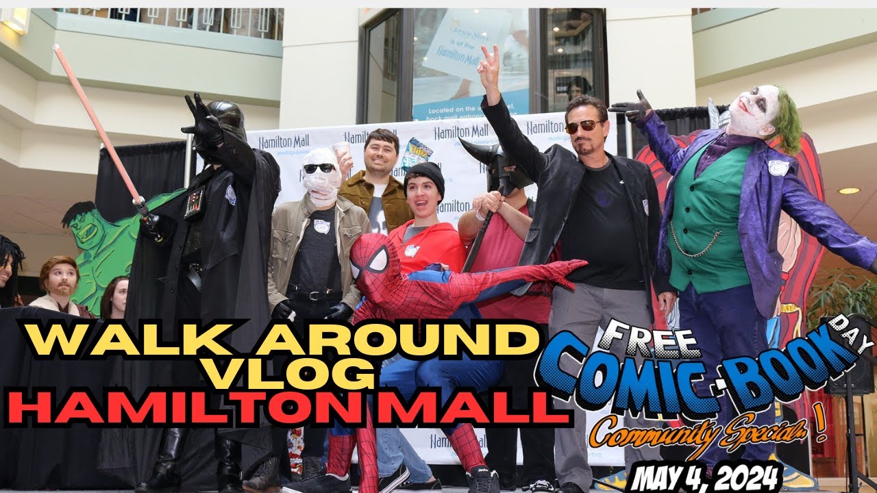 2024 Free Comic Book Day Fun at Hamilton Mall! 🦸‍♂️ Nerdthusiast Crew Vlog & Cosplay Extravaganza! 🚀