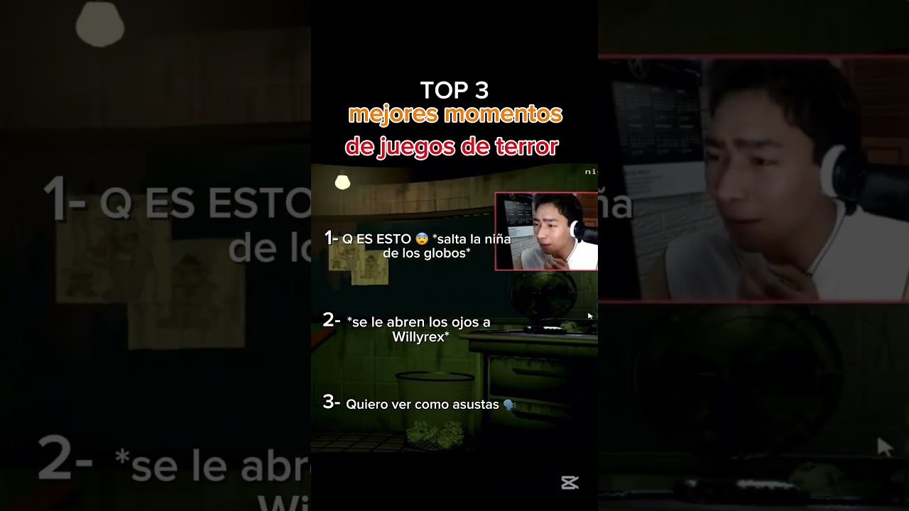 TOP mejores SUSTOS de juegos de terror 😨🔥 #fernanfloo #willyrex #robleis #sustos