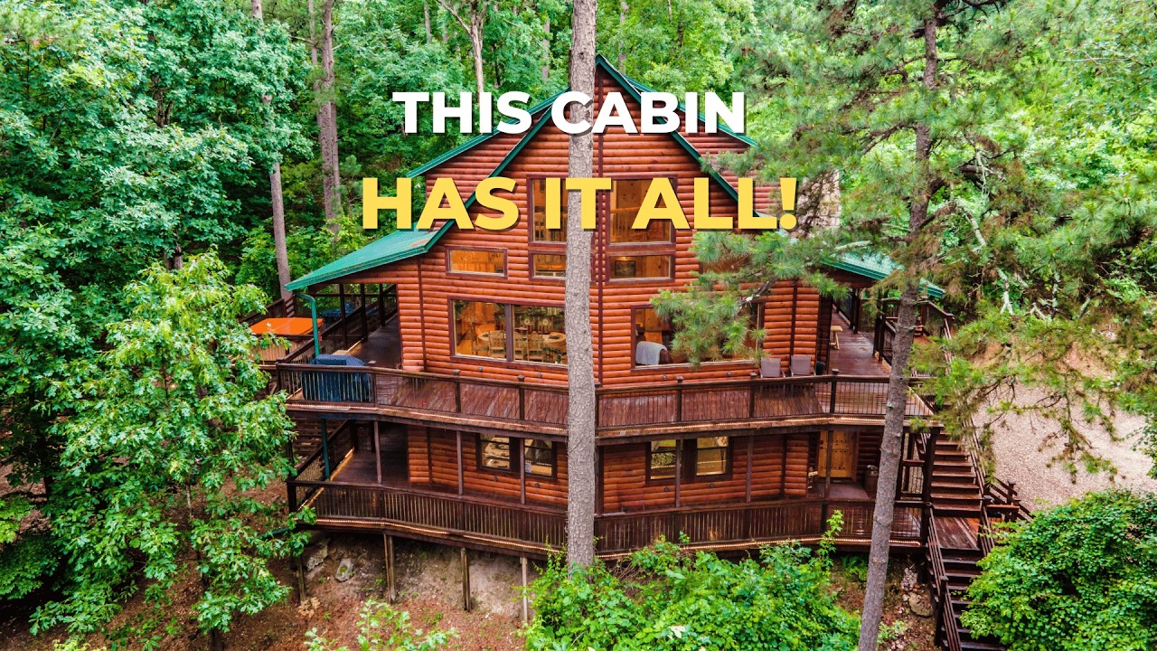 Bears Eye View Cabin Tour | Luxury Broken Bow Cabin with Hot Tub & Game Room