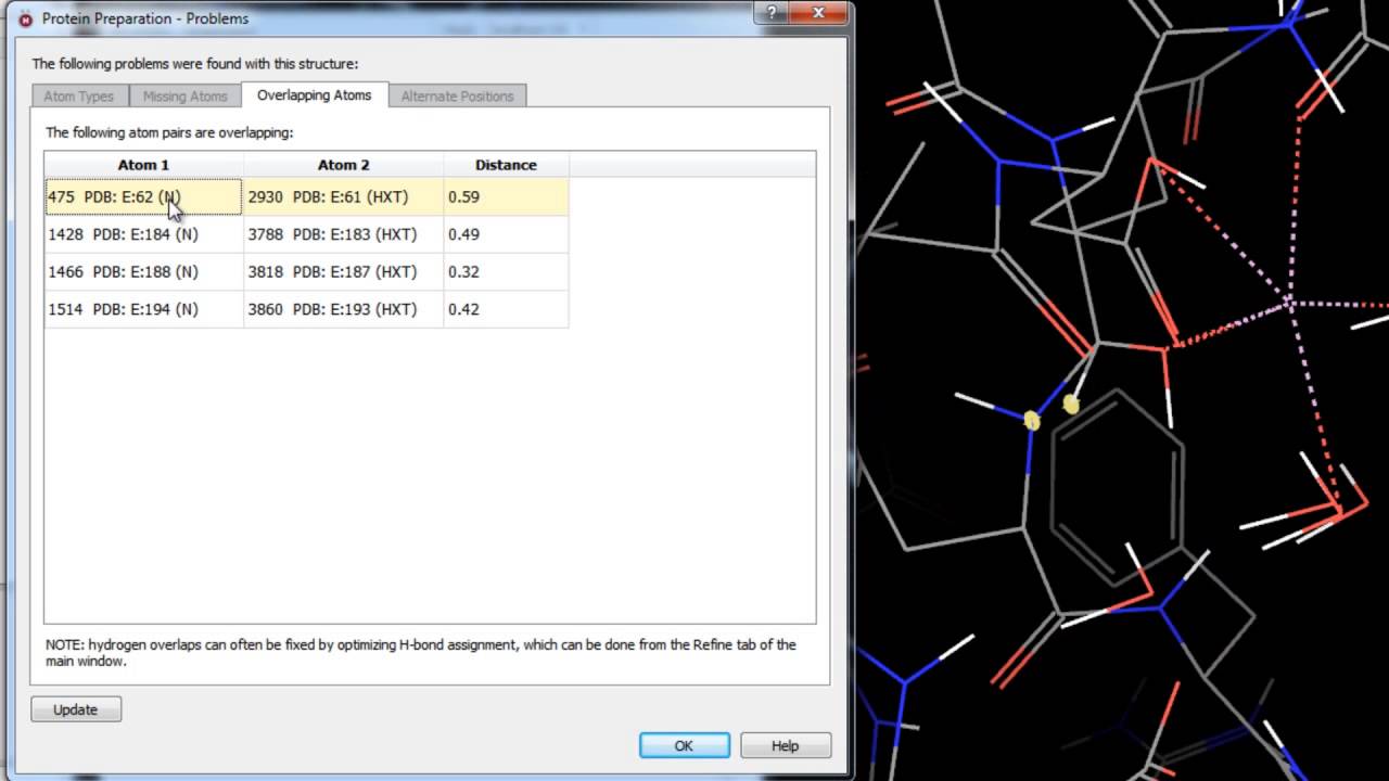 Protein Preparation - Quick Example 1TMN