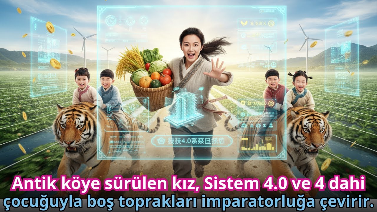Antik köye sürülen kız, Sistem 4.0 ve 4 dahi çocuğuyla boş toprakları imparatorluğa çevirir.