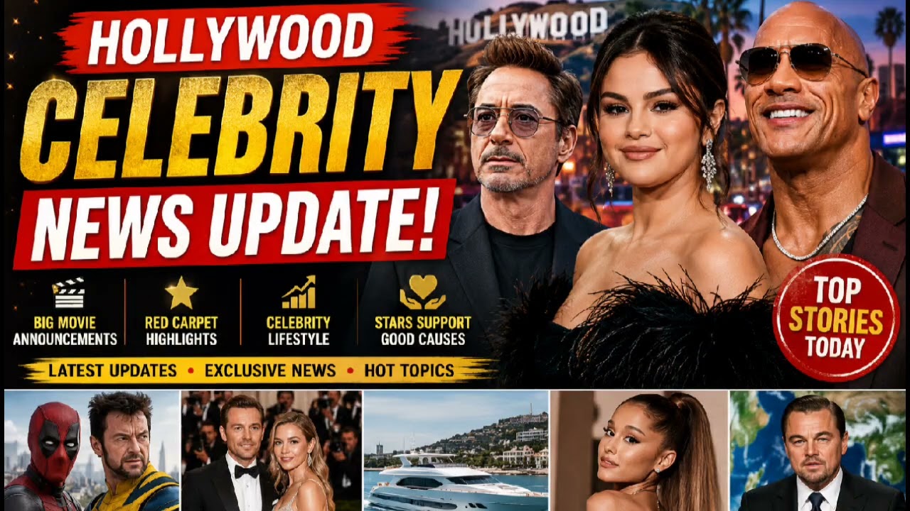 Hollywood Celebrity News Today | Latest Gossip & Entertainment Updates 2026