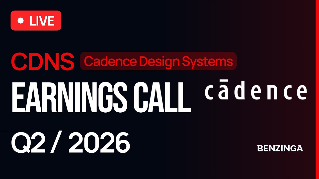 Cadence Design Systems Q2 FY26 Earnings Call | $CDNS | 🔴 WATCH LIVE