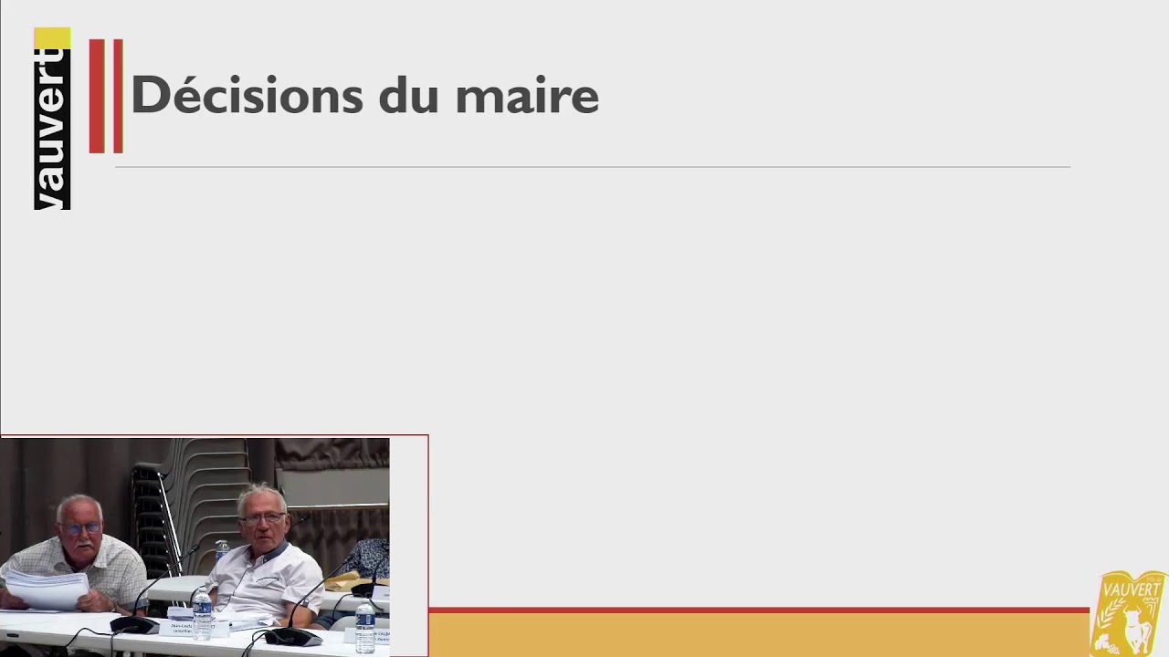 Conseil Municipal