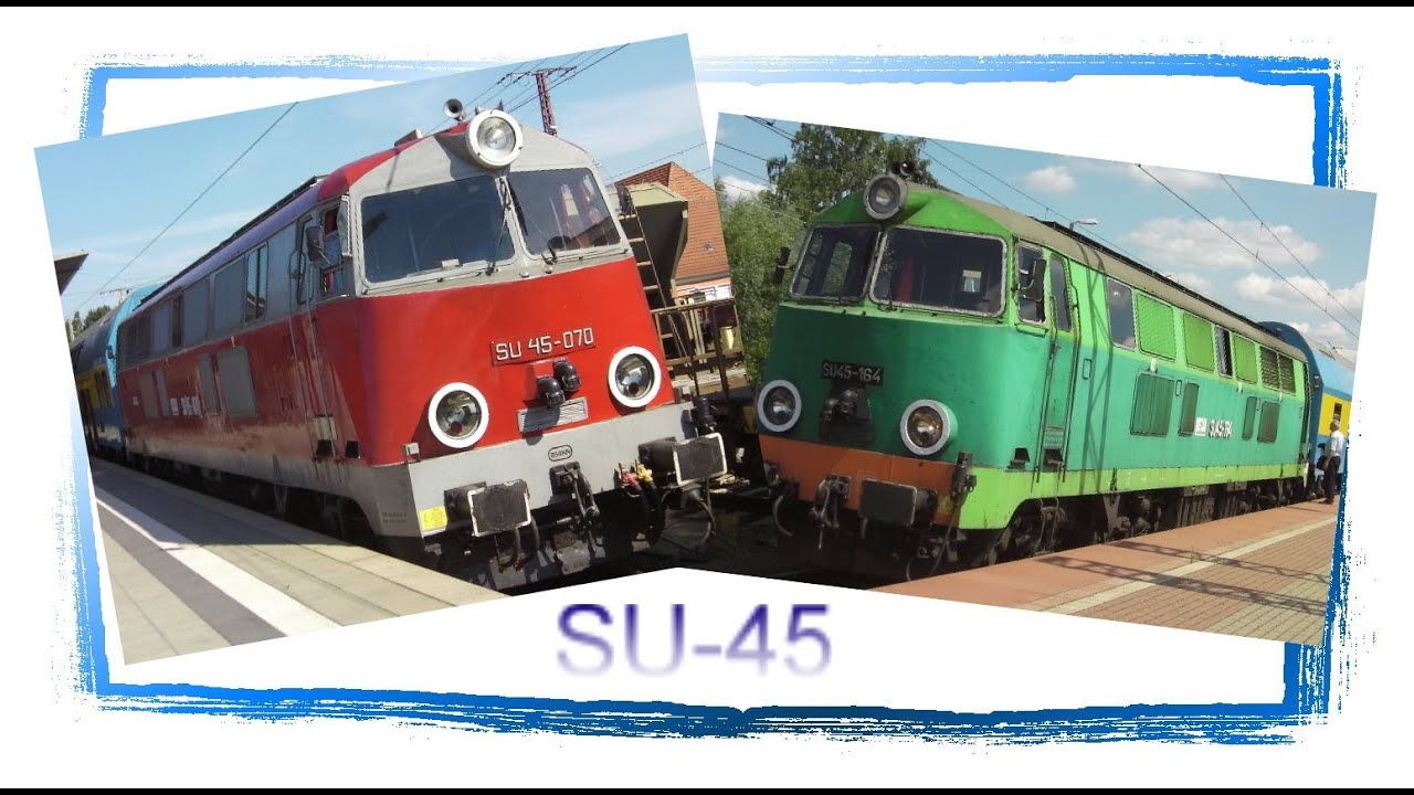 The Last Polish SU45 Diesel Locomotives - and many Freight Trains at Rzepin!