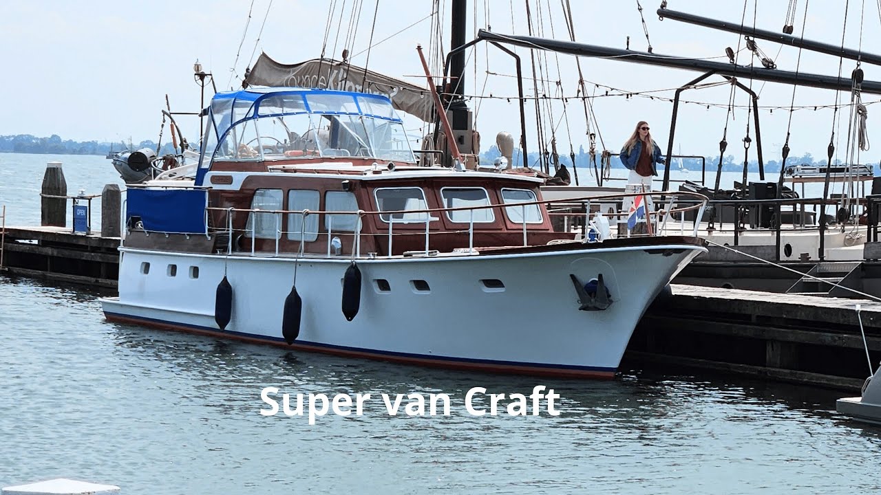 ⚓ Super van Craft 1260 Klassiek stalen motorjacht met karakter en comfort 🚤