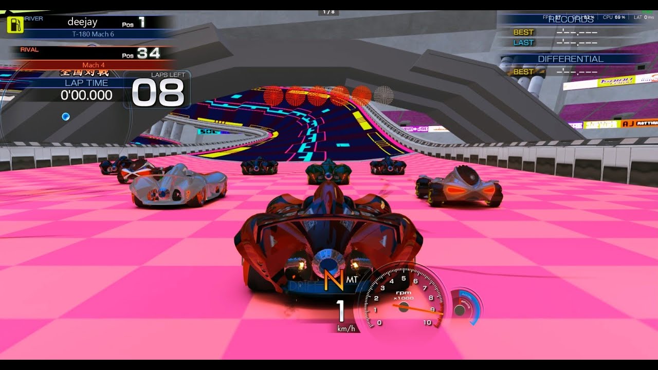 IRL SPEED RACER CHAMPIONSHIP Aurora Cryopticon 1st Lap (I got 6th)
