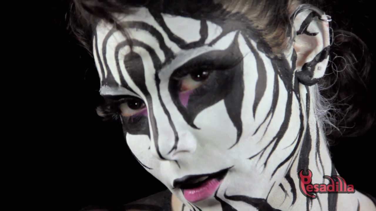Maquillaje de Halloween: Cebra Urbana
