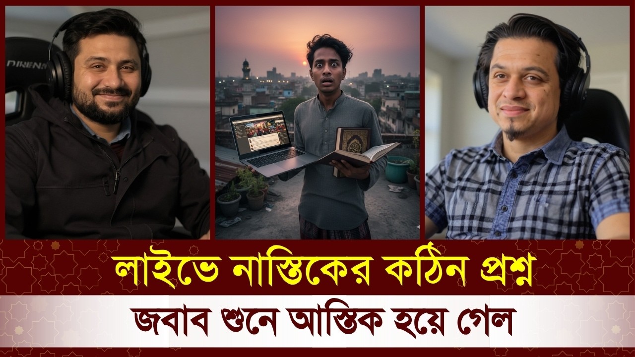 😱লাইভে মুসলিমের জবাবে নাস্তিক হয়ে গেল আস্তিক! Dawahwise Bangla