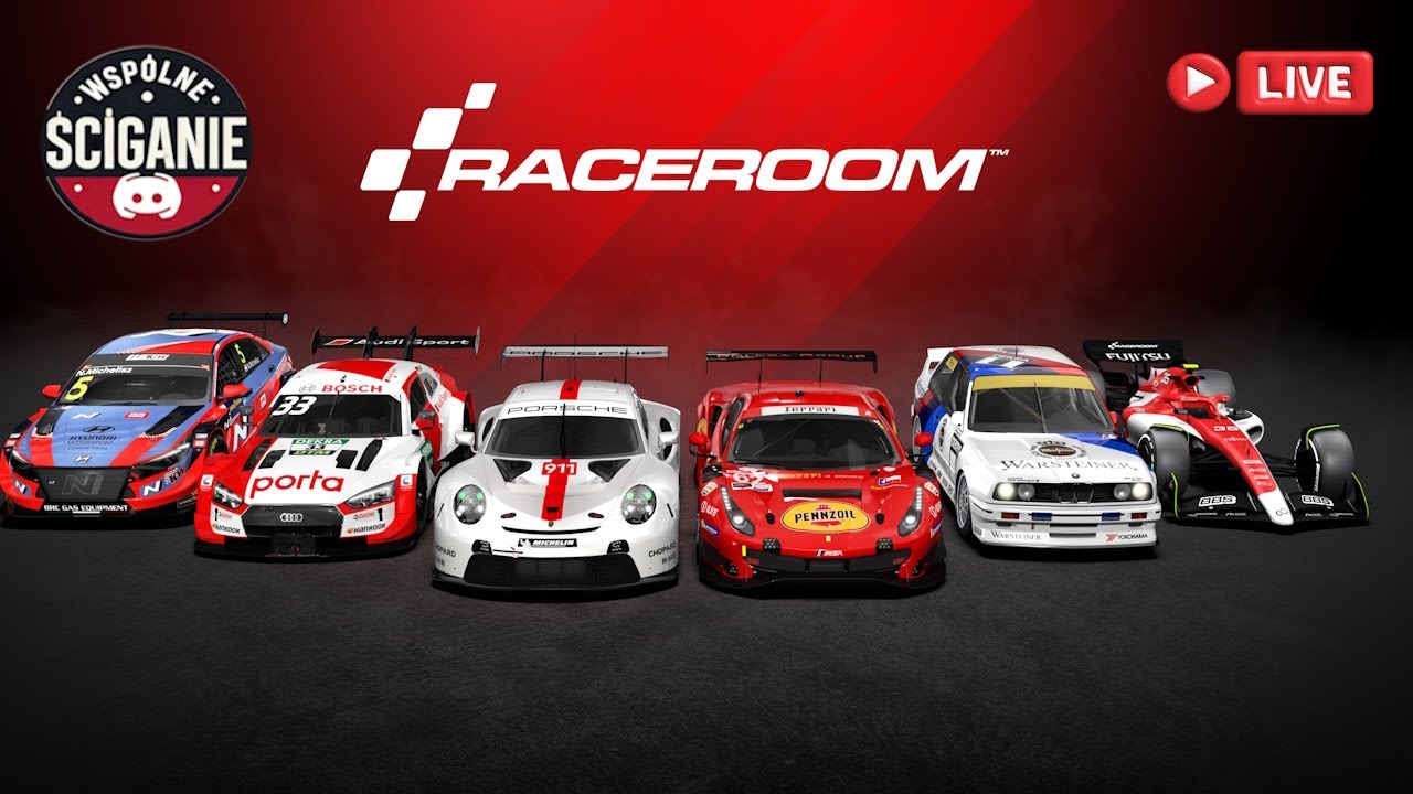 RACEROOM - PORSCHE 911 RSR❗️SZANGHAI -  WSP&Oacute;LNE ŚCIAGNIE