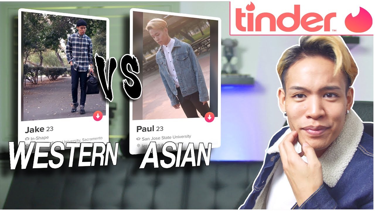 WESTERN vs ASIAN MEN on Tinder | Online Dating Experiment