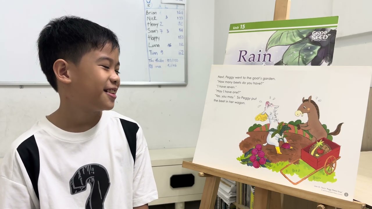 English For Children || GrapeSEED class || Unit 15 - Tim