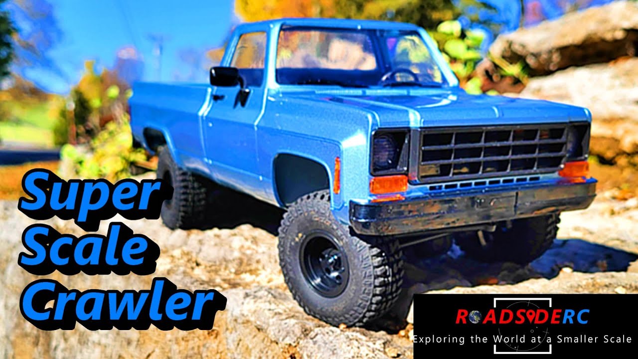 Super-Scale RC Crawler!!  (Easy RC Glacier 1:18 Unboxing, First Drive, Review)