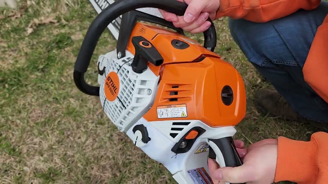 Unboxing the Stihl MS500i saw