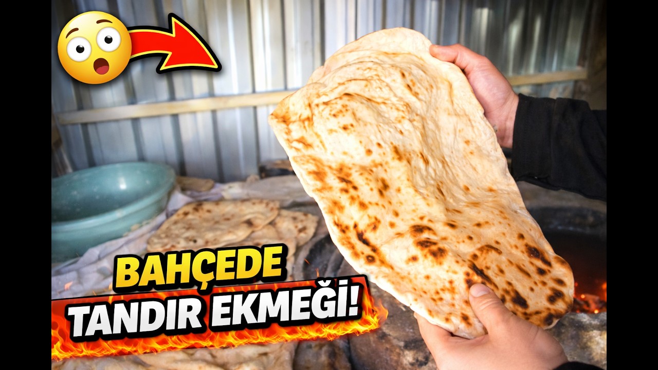 BUGÜN BAHÇEDE TANDIR EKMEĞİ YAPTIK ANNEM VE TEYZELERİMLE.🥖🥖#aboneol #keşfetbeniöneçıkar#keşfet 
