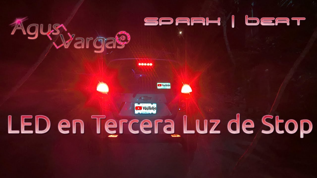 COMO CAMBIAR FOCOS DE TERCERA LUZ DE STOP A LED SPARK 2011-2012 / BEAT SEDAN 2018-2021 | Agus Vargas