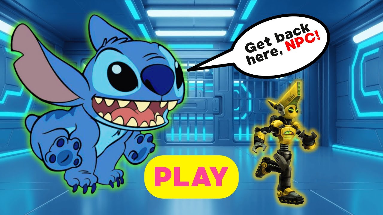 STITCH'S Prison Run Obby – Roblox No Death (4K)