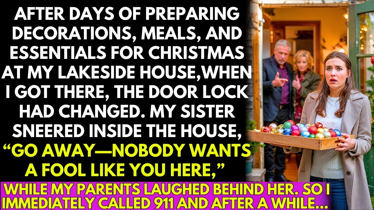 I Spent Days Preparing For Christmas, But My Family Changed the Locks When I Arrived And Mocked Me..