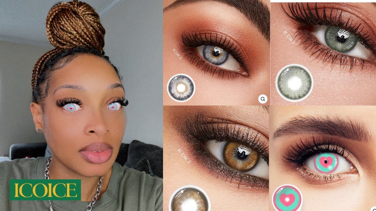 ICOICE Honest Review | Best Natural Colored Contacts and Halloween Lenses For Dark Brown Eyes