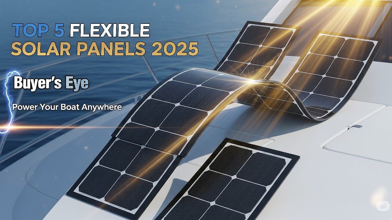 Best Flexible Solar Panels 2025 for Boats | Top 5 Marine Picks