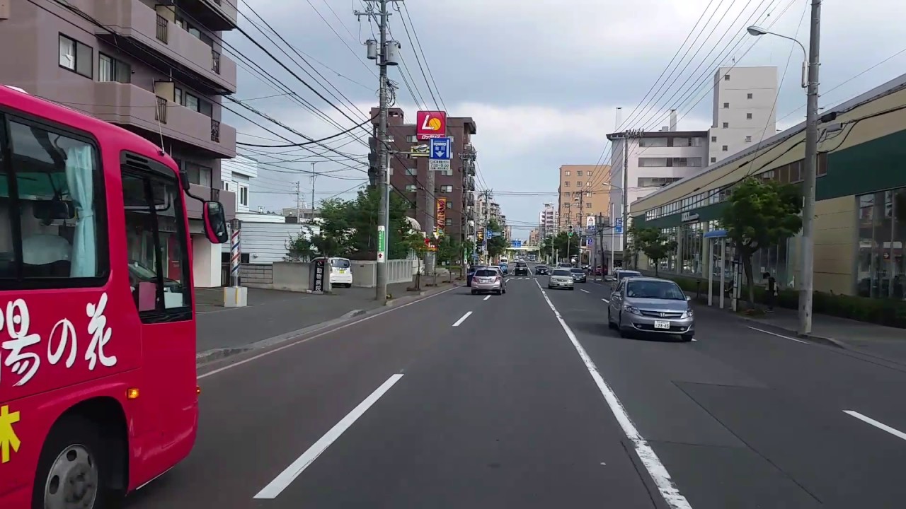 札幌市西区山の手～山の手通～中央区宮の森～宮の森小学校～住宅街～宮の森3条7丁目　ドライブ　hokkaido　sapporo
