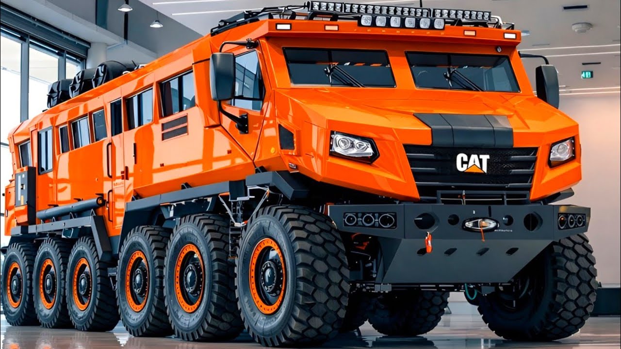 Caterpillar EARTHSHOCK 12×12 2026 — Передвижная Крепость Экстремального Уровня@TechDrive-n3z 