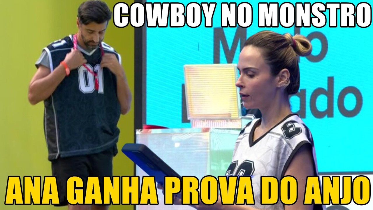 ANA PAULA GANHA PROVA DO ANJO BOTA LIDER COWBOY NO MONSTRO QUE SURT...