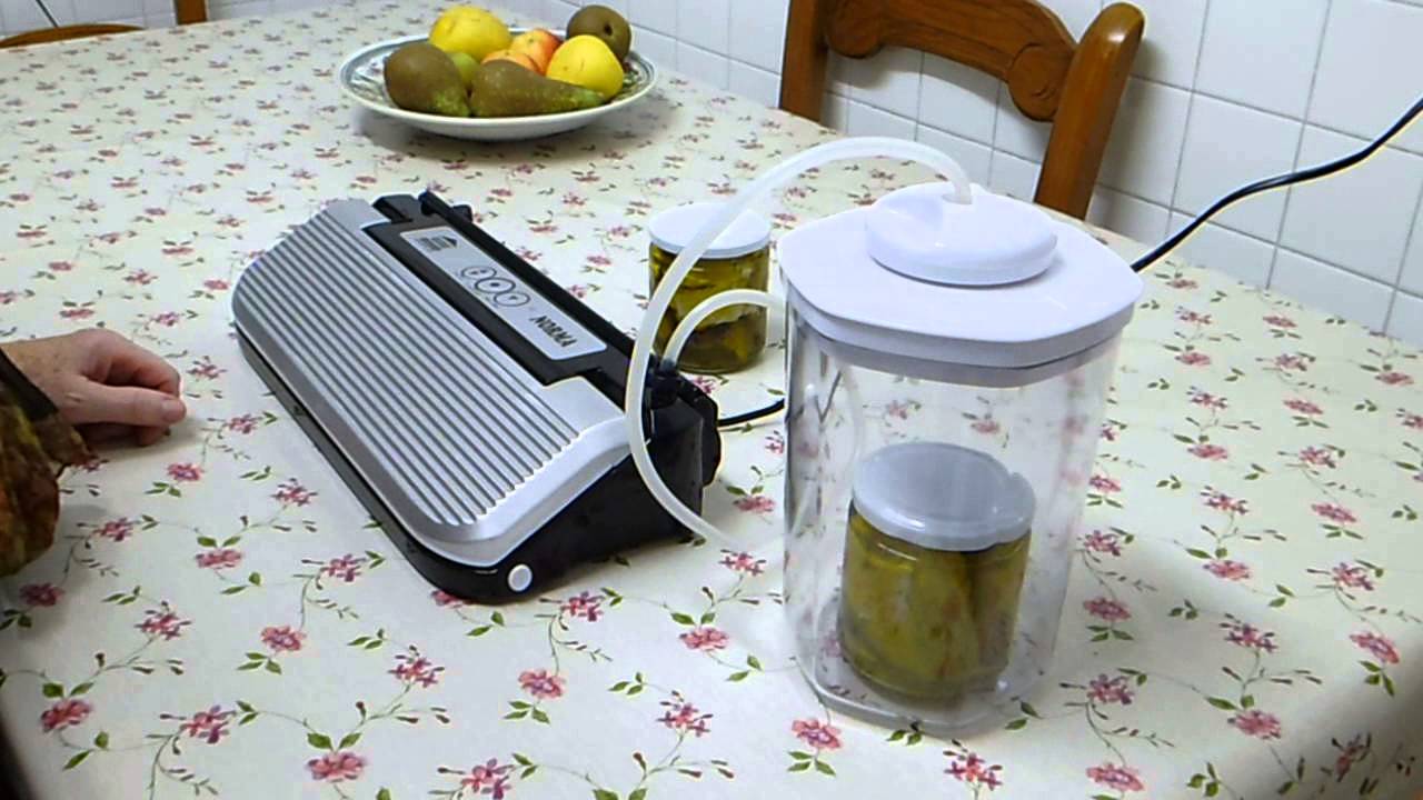 Envasado al vacío de conservas.
