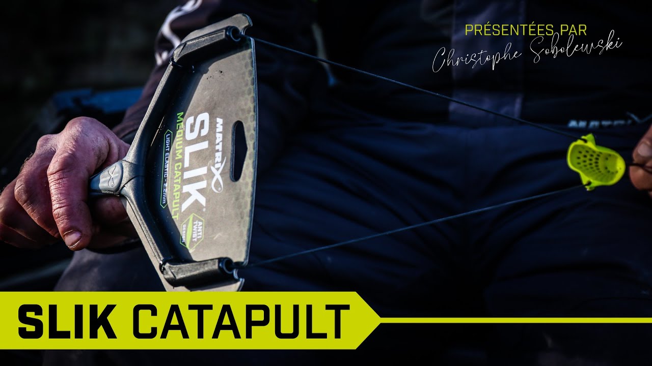 Nos Slik Catapults pr&eacute;sent&eacute;es par Christophe Sobolewski - Matrix Fishing TV France