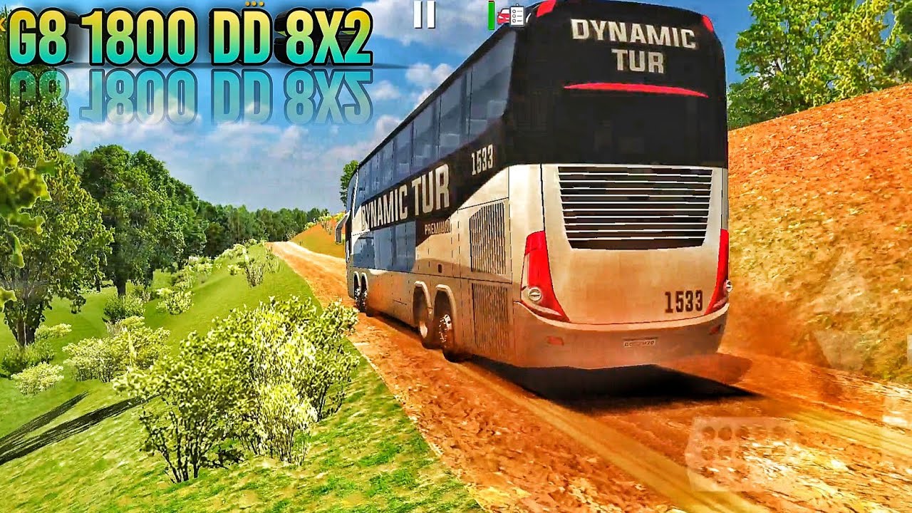 🚌world bus driving simulator gameplay😰G8 1800 DD 8X2 - AND
