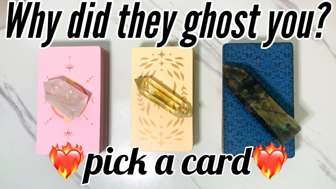 Why did they ghost you?💔What was the reason?🤨👻Pick a Card tarot reading🔮