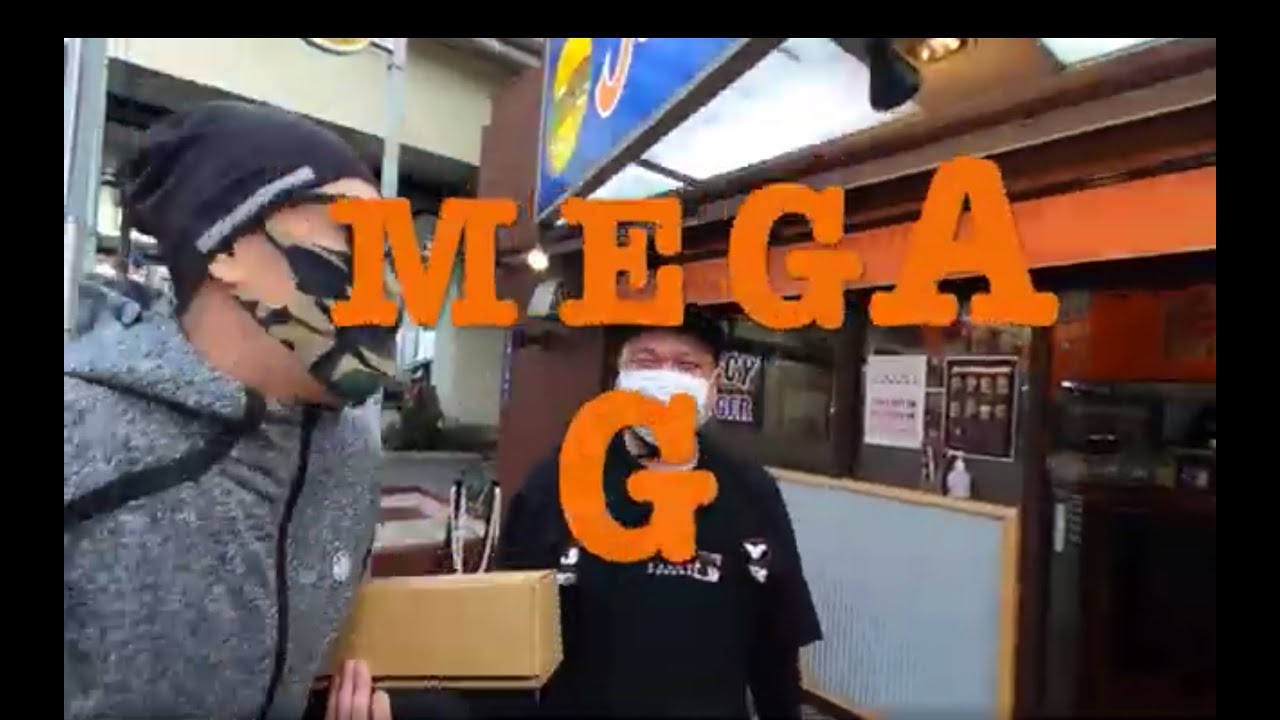遂にYOUTHEROCK★MEGA-GのJUICY  BURGER でMEGAバーガーを食べた