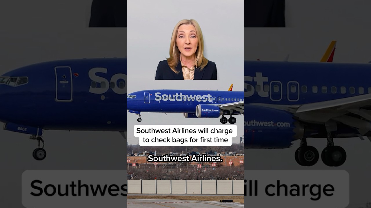 Southwest Airlines will charge to check bags for first time