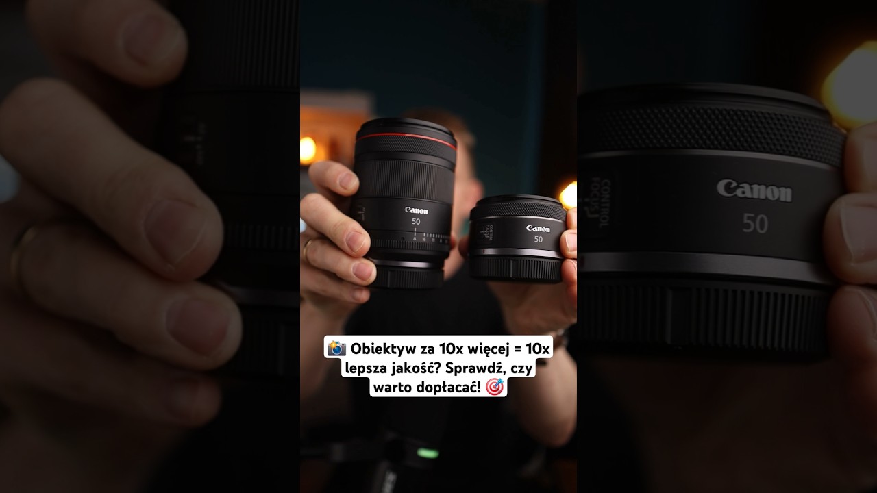 Czy droższy obiektyw daje rzeczywiście lepsze zdjęcia? Canon RF 50mm F1.4 VCM vs F1.8
