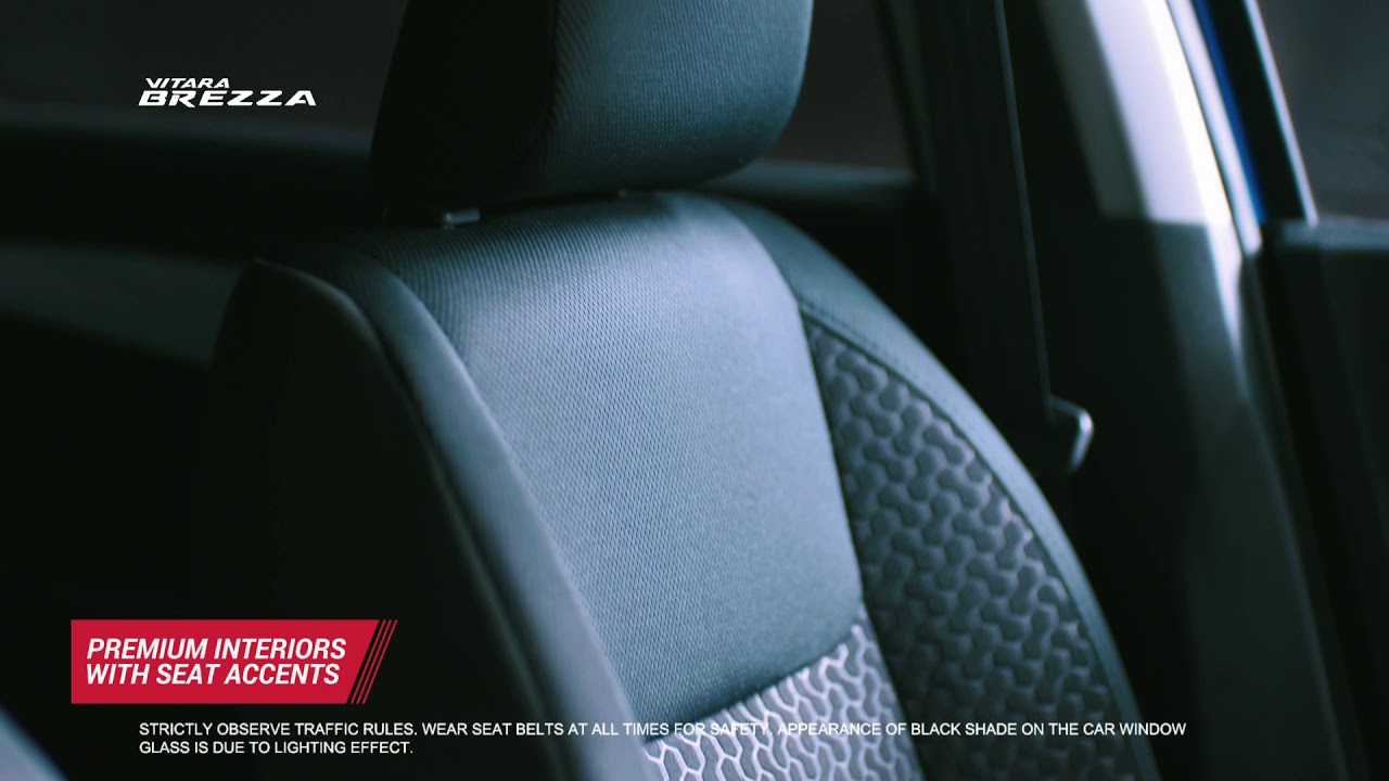 All-New Vitara Brezza | Premium Interior with Seat Accents