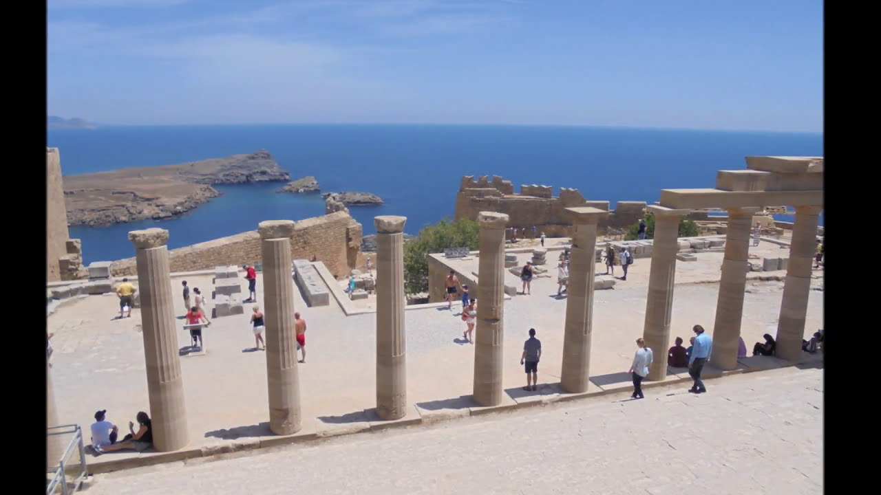 A visit to Lindos, Greece / still pictures with soundtrack