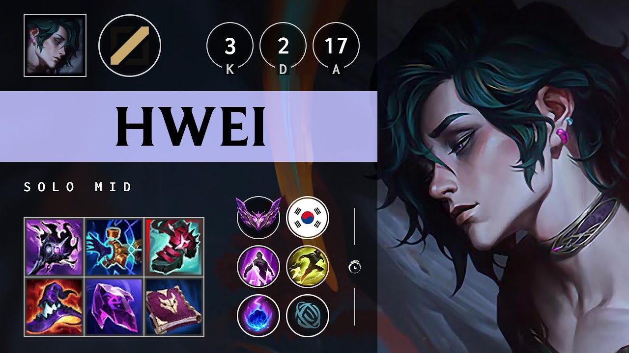 Hwei Mid vs Azir - KR Master Patch 25.17