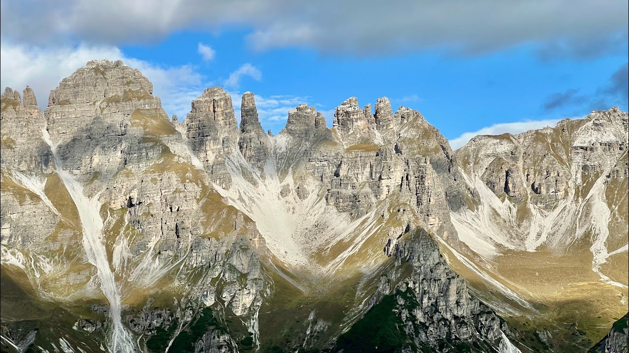 Limestone Peaks under Autumn Skies