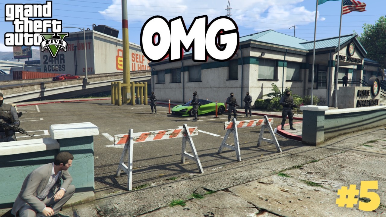 MICHAEL HEPLS FRANKLIN  TO GET BACK HIS MCLAREN 720S | GTA 5 #5