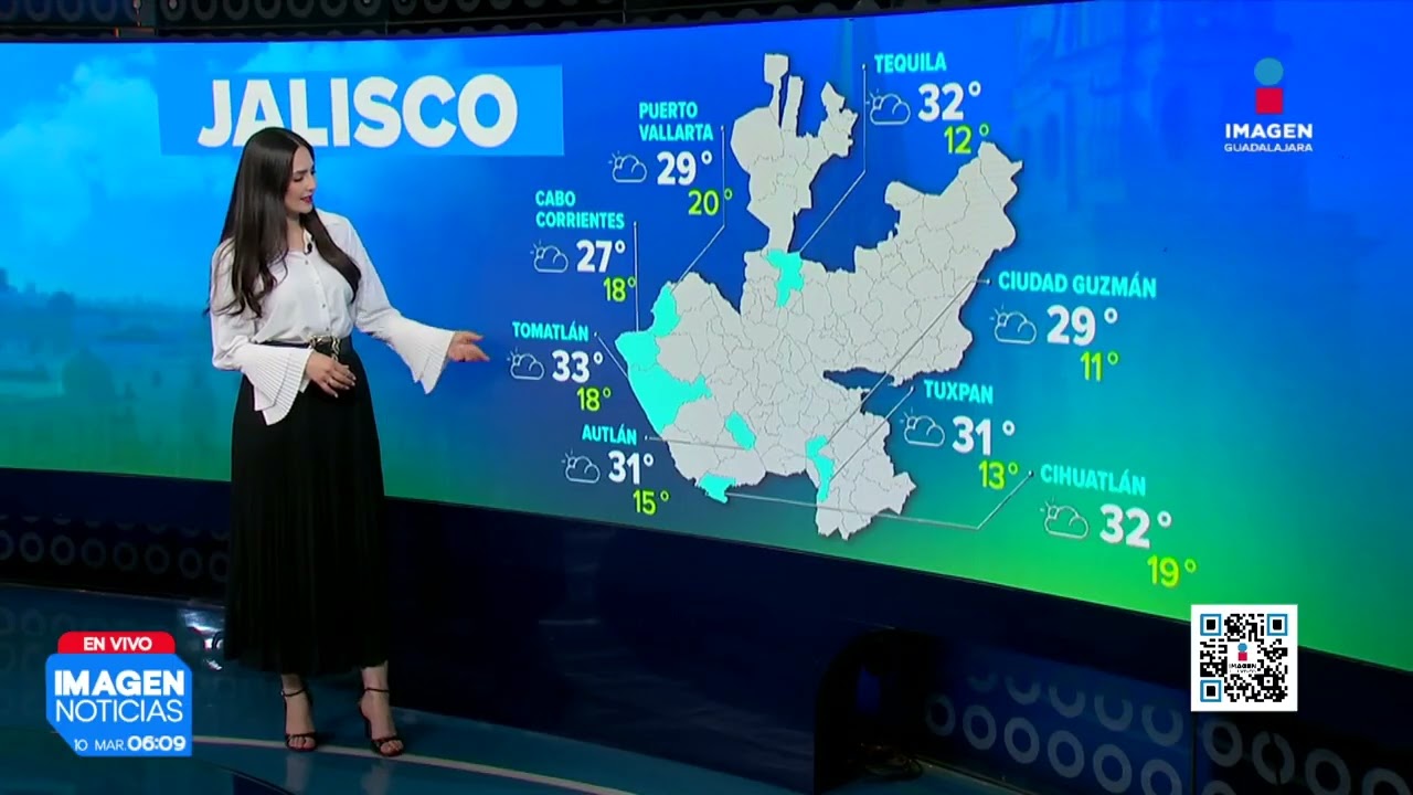 Pronóstico del tiempo Jalisco 10 de marzo de 2026 | Noticias GDL con Erick Breguer