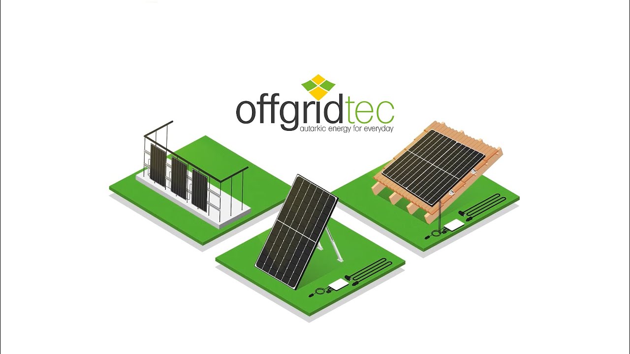 Offgridtec Balkonkraftwerke / Mini-PV-Anlage zur privaten Stromerzeugung