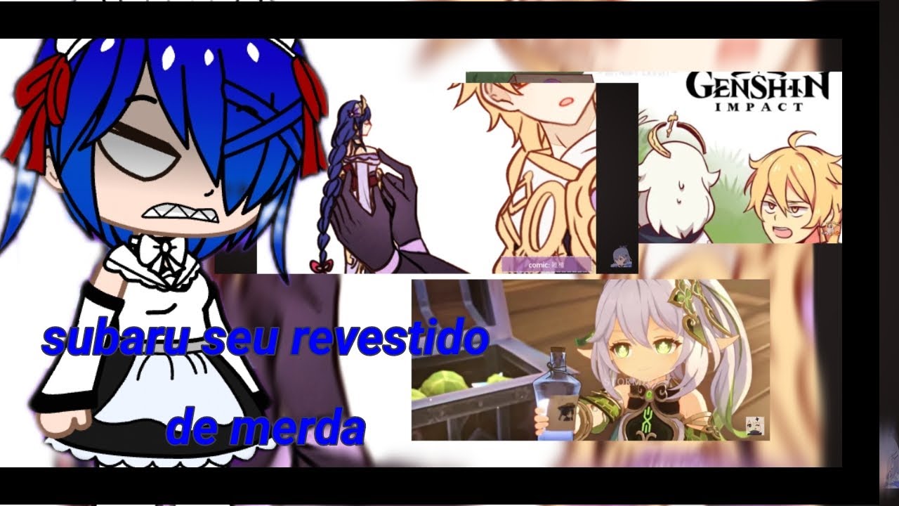 Rê zero reagindo a comic de aether x ei [parte 2](as)