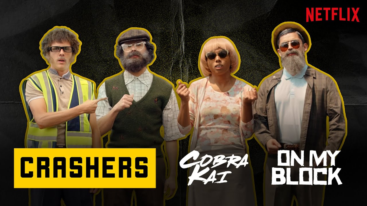 Cobra Kai and On My Block Team Up For A Crazy Back To School Prank | Crashers | Netflix