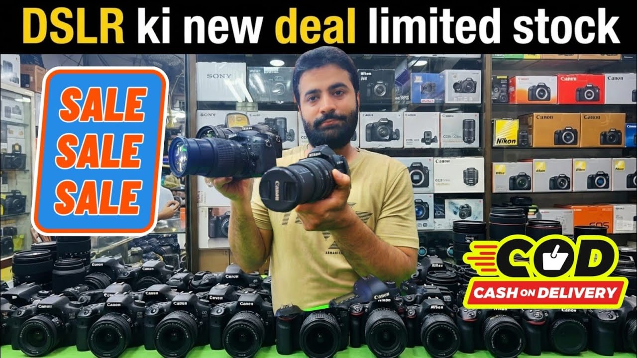 DSLR Camera New Stock | Cheap price | Camera price in Pakistan 